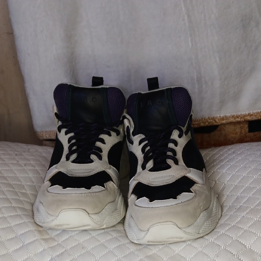 IRO Black and White Athletic Shoes